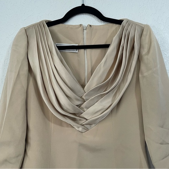 Roland Nivelais Cream Mini Dress Size 6 - Picture 4 of 7